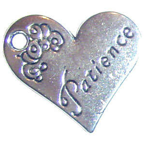 CLEARANCE! Fruit of the Spirit Virtue Charm PATIENCE, sold individually