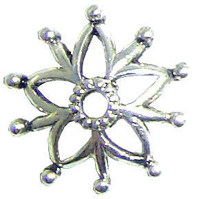 Bead Cap 17mm, sold individually