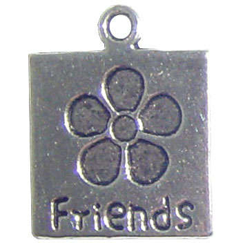 Charm saying FRIENDS, sold individually