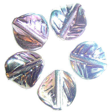 ABS Moonshine Beads 19x18x4mm Leaf, pack of +-10pcs