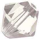 Facetted Bicone Bead 6mm Crystal Clear, pack of 100pcs