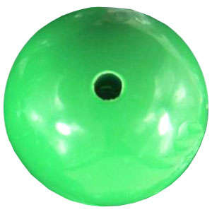 Acrylic Gumball Bead in Bright Green 9mm