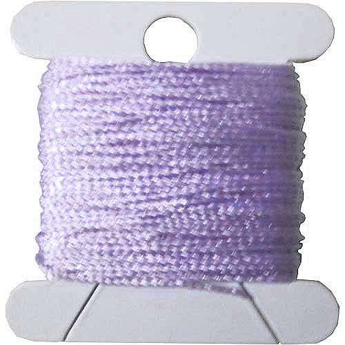 Beading Silk Lavender, card of 10m