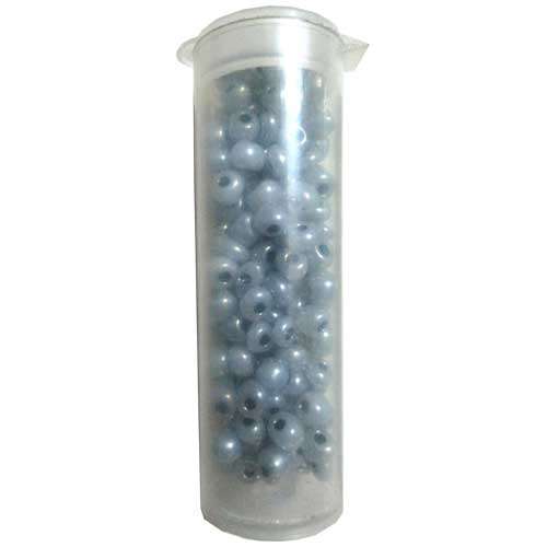 Rocailles 6/0 in Grey, vial of 10g (approx 134 beads)