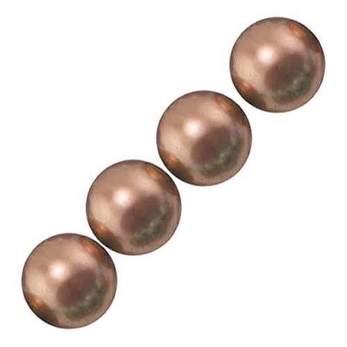 Glass Pearl 10mm in Caramel