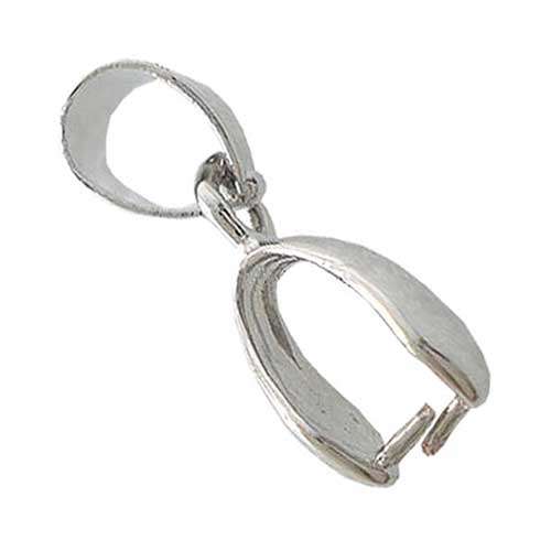 Pinch Bail with Loop 16mm Silverplated