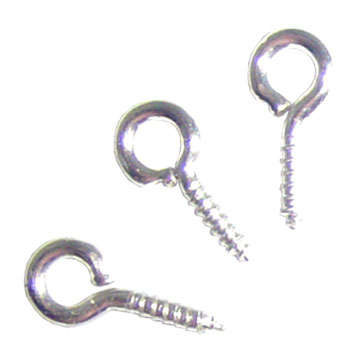 Pin Bail 10x5x1mm Silvertone
