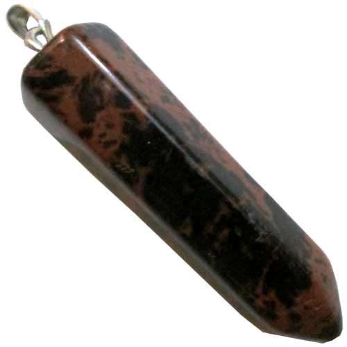 Mahogany Obsidian Point Pendulum 40mm with Bail