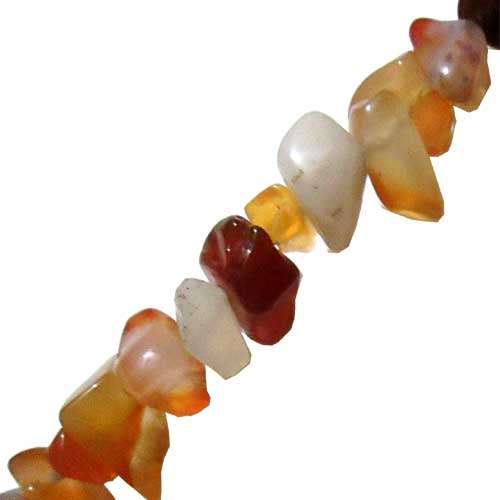 Carnelian Large Chip Beads, 20cm length
