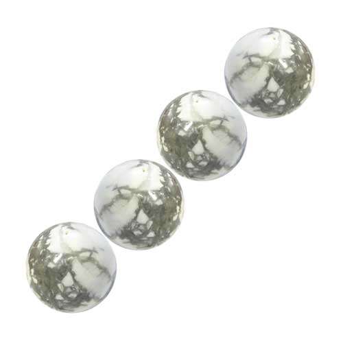 Howlite Round Bead 8mm, pack of 10pcs