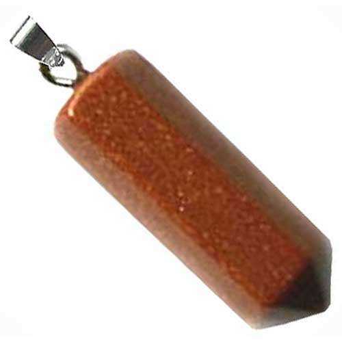 Goldstone Pendulum; about 8-9mm wide; 31-33mm long