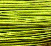 1mm Lime Waxed Cotton Cord 5m length