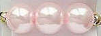 6mm LIGHT PINK Round Glass Pearls (Sold Individually)