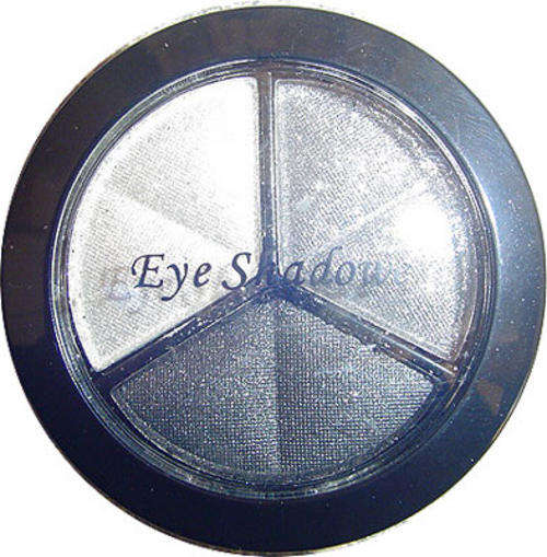 3x Palette Shimmering Eye Shadow 002 Double Hinged Compact with Mirror