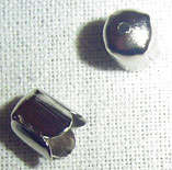 6x8mm Metal Braid/Leather Ends (fit 4-6mm Thickness Braid, Rope or Cord)