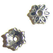 INCREDIBLY LOW PRICING on 8mm Antiqued Tibetan Silver Bead Cap