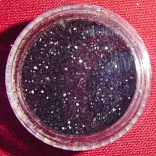 BLACK Glitter in Cute Tub