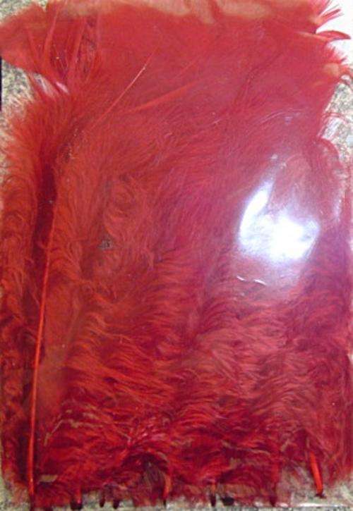 Pack of 10 Quality Turkey Flats, MAROON  (For Earrings, DreamCatchers, Mobiles, Pendants)