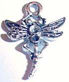 19mm Tibetan Silver Dragonfly Charm