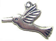 20mm Tibetan Silver Hummingbird Charm