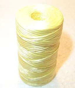 5metres Carded YELLOW Polypropyiene Twine (for Micro-Macrame, Beading, Kumihimo)