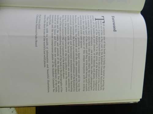 Guide to the Kalahari Gemsbok National Park By Gus Mills and Clem Haagner