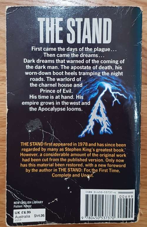 The Stand  Stephen King  (Horror).