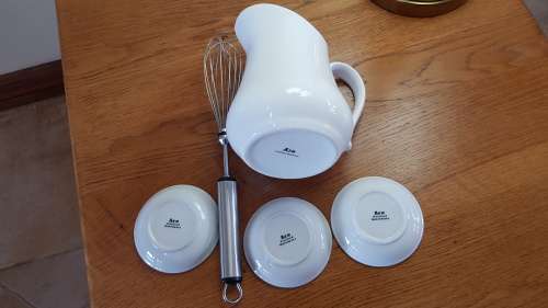 Dinnerware set: Aro Vitrified Hotelware.  Crockery  4 piece