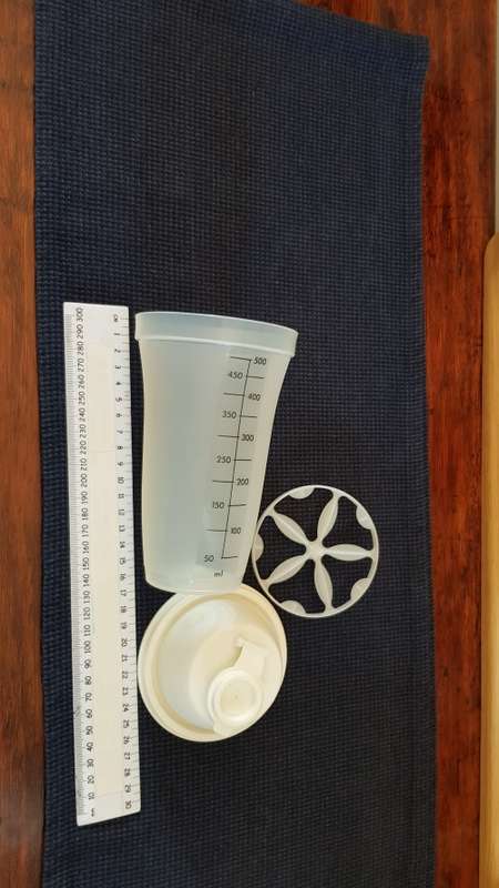 Vintage Tupperware egg shaker/smoothie maker.