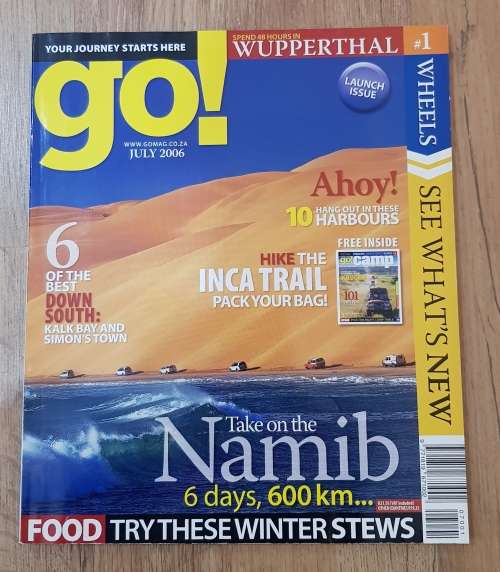 Magazines: GO!  6x Magazines - Year 2006.   Issue No: 001 to No: 006. Issues July to December 2006
