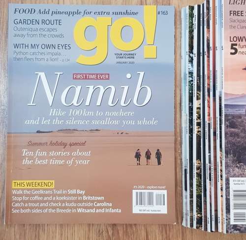 Magazines: GO! 9x Magazines - Year 2020.   Issue No: 163 to No: 171.    Issues January to September