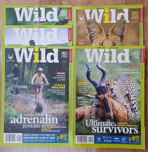 Magazines: Wild Magazine.  Mixed lot of Magazines.  5x Magazines  Autumn Year 2017