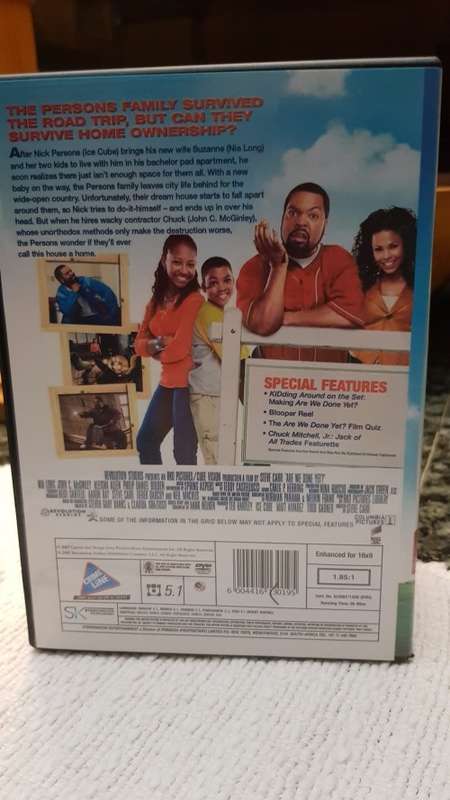 Family Entertainment DVD    Are we Done Yet? - Ice Cube.  Good, clean condition.