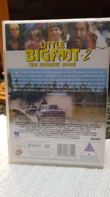 Family Entertainment DVD   The Little Bigfoot 2, The Journey Home  DVD still in plastic.