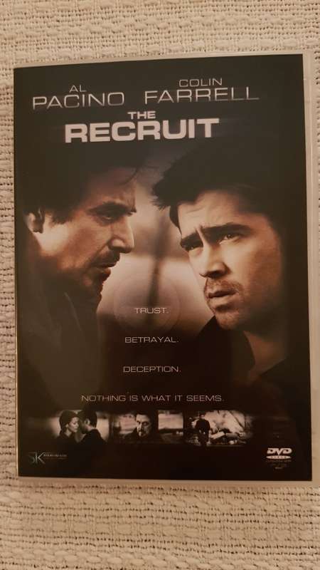 DVD Movie  The Recruit  Al Pacino and Colin Farrell  Thriller  10V.