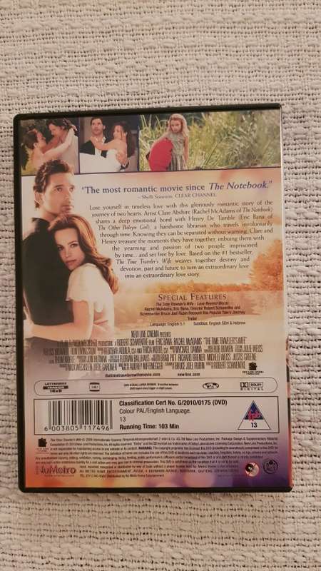 DVD Movie  The Time Travelers Wife  Romance - 13.