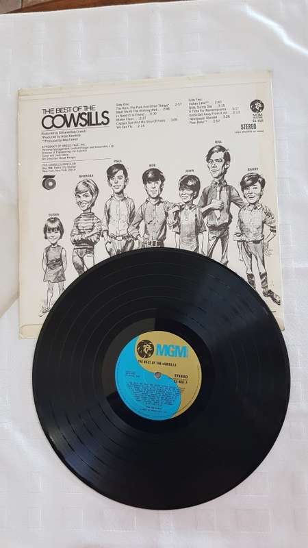 Vintage Vinyl Music LP Records. Title: The Best of the Cowsills.
