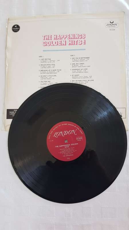 Vintage Vinyl Music LP Records. Title: The Happenings Golden Hits.