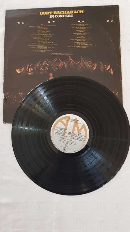 Vintage Vinyl Music LP Records. Title: Burt Bacharach in Concert.