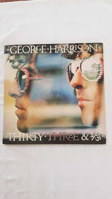 Vintage Vinyl Music LP Records. Title: George Harrison, Thirty Three and Third in a gate fold cover.