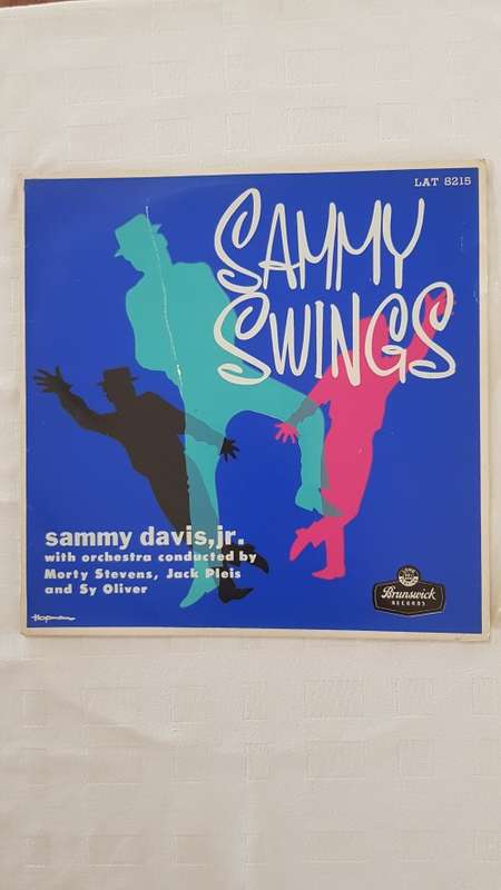 Vintage Vinyl Music LP Records. Title: Sammy Davis Jr, Sammy Swings.