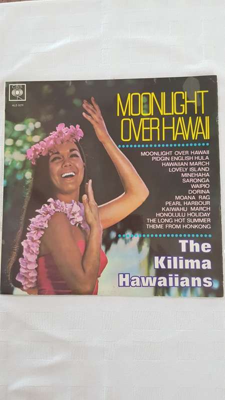Vintage Vinyl Music LP Records. Title: The Kilima Hawaiians, Moonlight over Hawaii