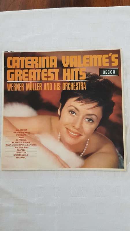 Vintage Vinyl Music LP Records. Title: Caterina Valentes Greatest Hits