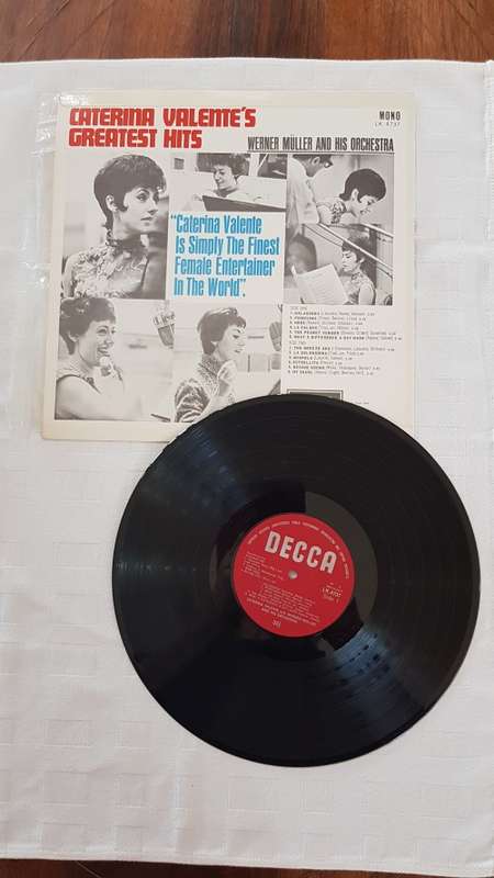 Vintage Vinyl Music LP Records. Title: Caterina Valentes Greatest Hits