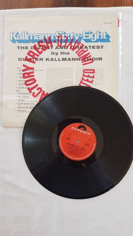 Vintage Vinyl Music LP Records. Title: Kallmann Sixty-Eight, (German)