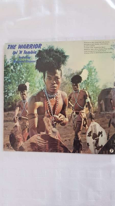 Vintage Vinyl Music LP Records. Title: The Warrior, Ipi N Tombia with Margaret Singana