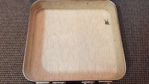 Vintage KLM Royal Dutch Airlines cabin crew, Samsonite overnight case/hand luggage.