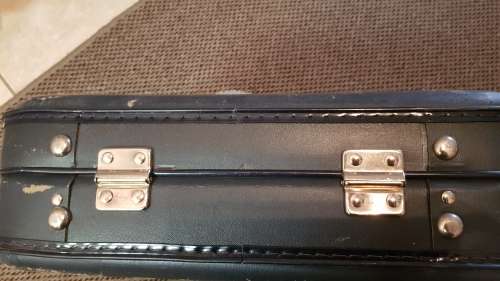 Vintage KLM Royal Dutch Airlines cabin crew, Samsonite overnight case/hand luggage.