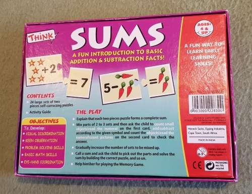 Kids Game: Sums Ages 4+. A fun introduction to basic addition and subtraction.