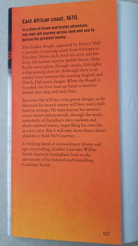 Golden Lion - Wilbur Smith with Giles Kristian  (Thriller)